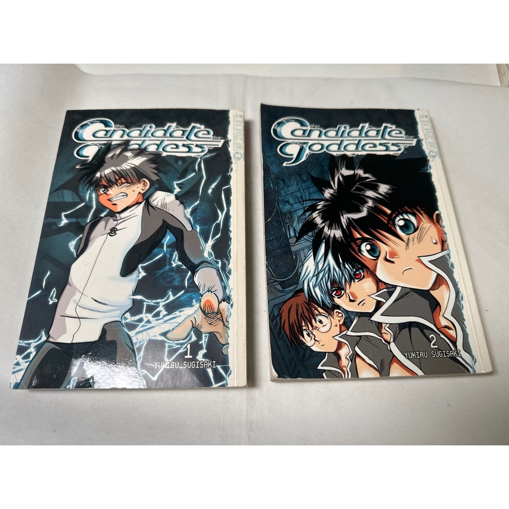 The Candidate for Goddess‎ Manga Volumes 1 & 2 Tokyopop Comic Book Set